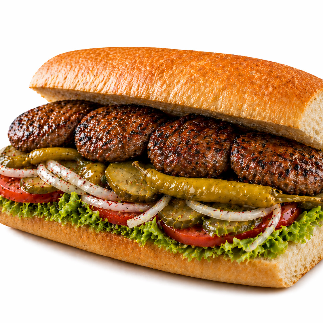 Ekmek Arası Cızbız Köfte (120 Gr)