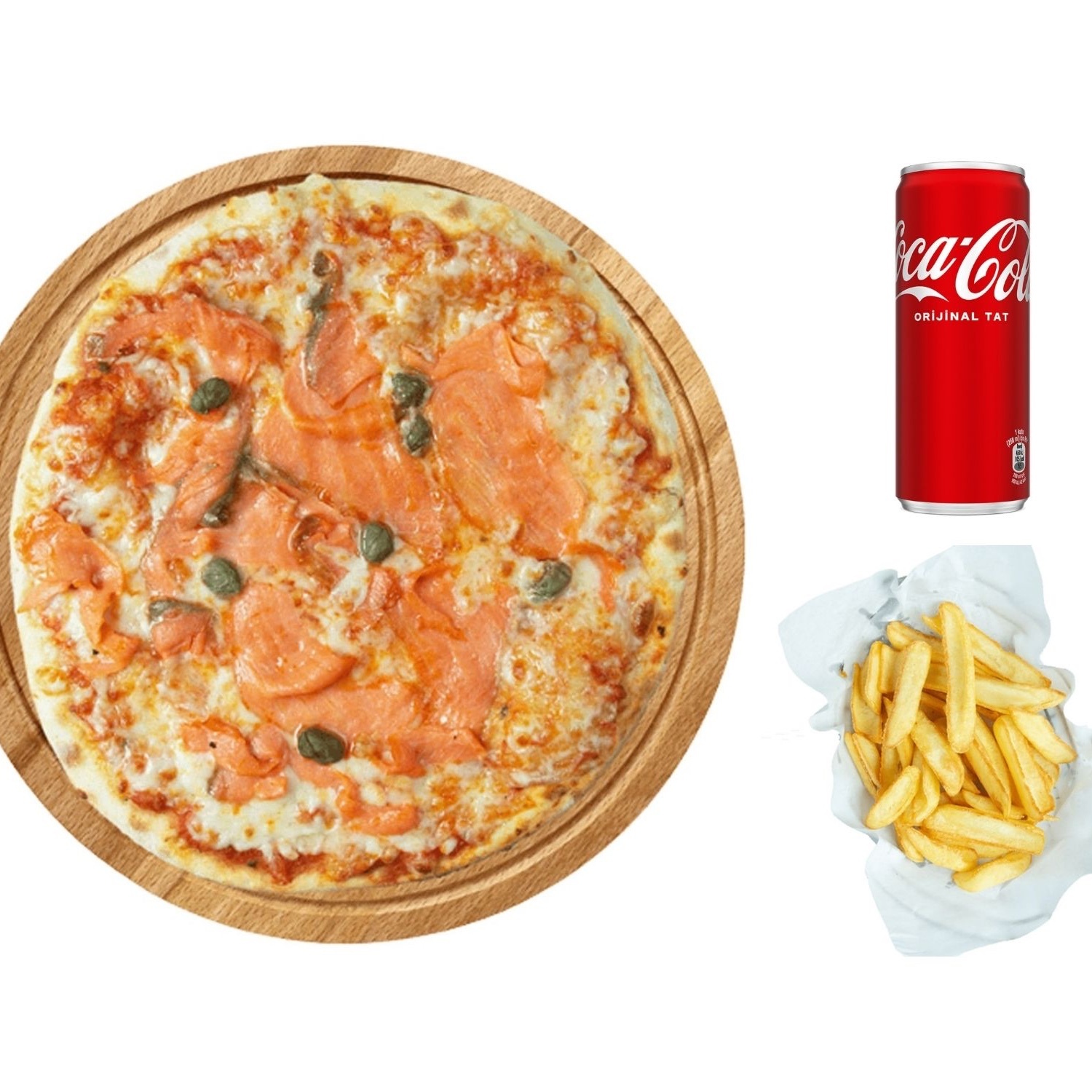 Somon Füme Pizza (Büyük)
