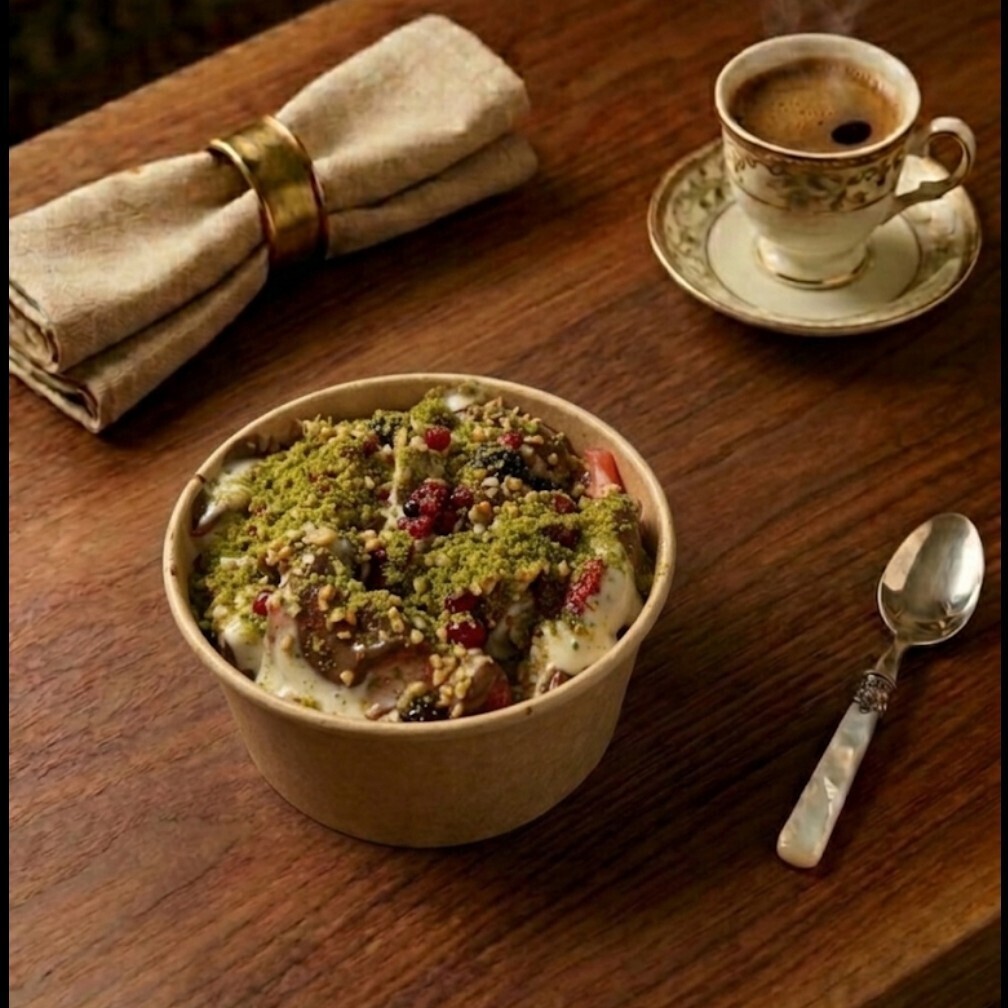 Karamel Şöleni Bowl Waffle ( Büyük hamur )