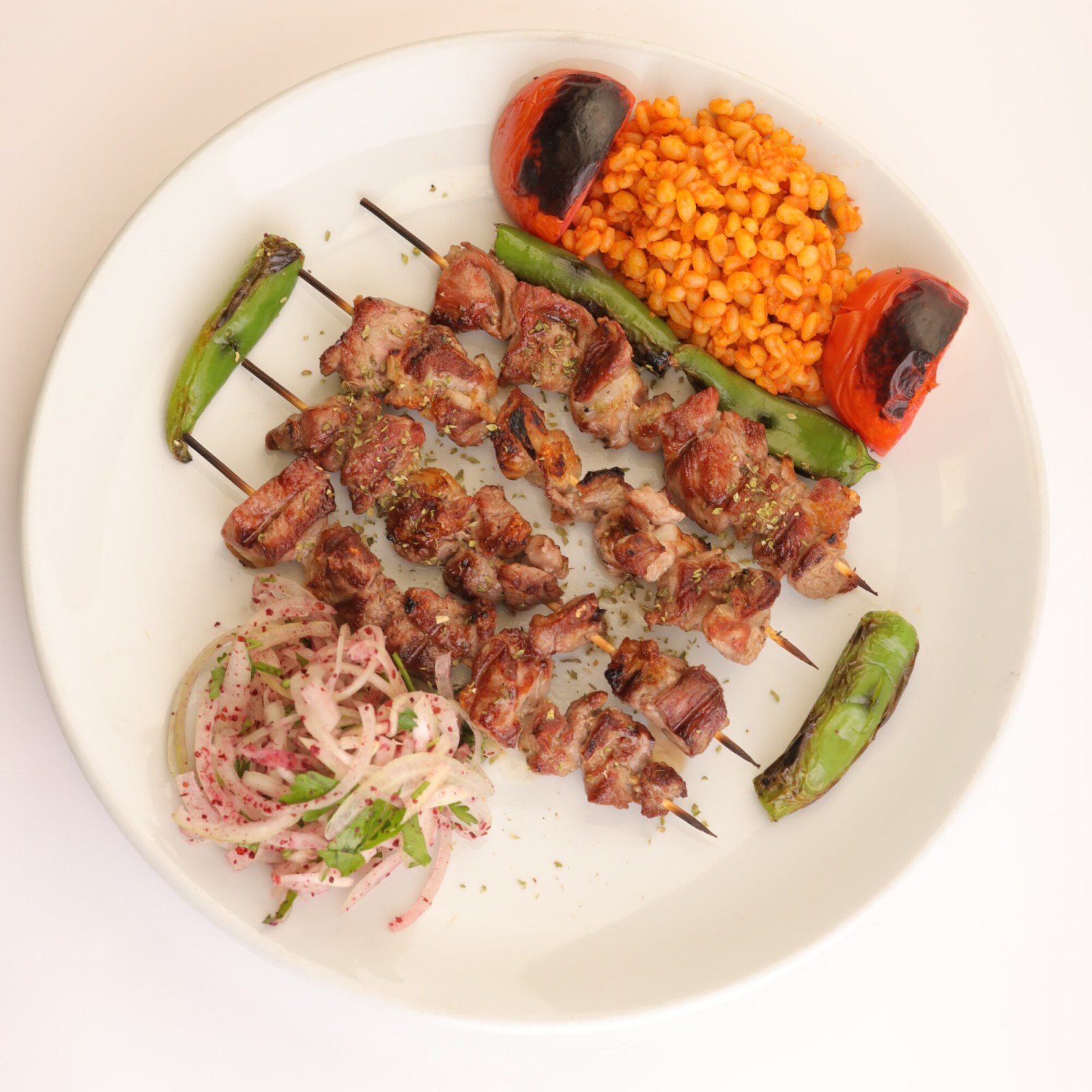 Izgara Kuzu Çöp Şiş (1 kg.) (Pişirilmiş) Menü
