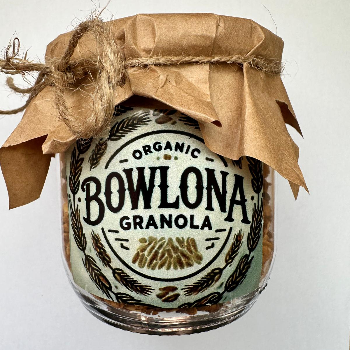 Bowlona Granola - Organik Klasik Küçük Kavanoz (200 Gr.)