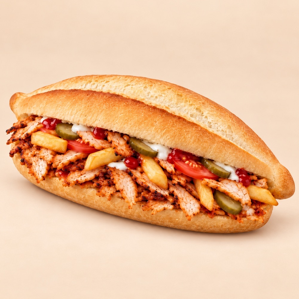 100 Gr Tam Ekmek Tavuk Döner