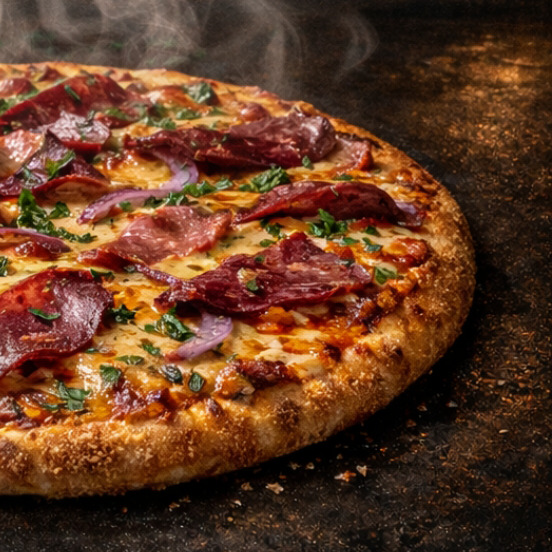 Pastırmalı Pizza (Orta Boy)
