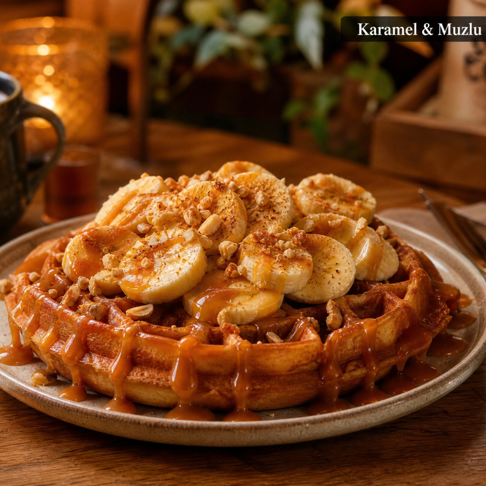 Karamel & Muzlu Waffle