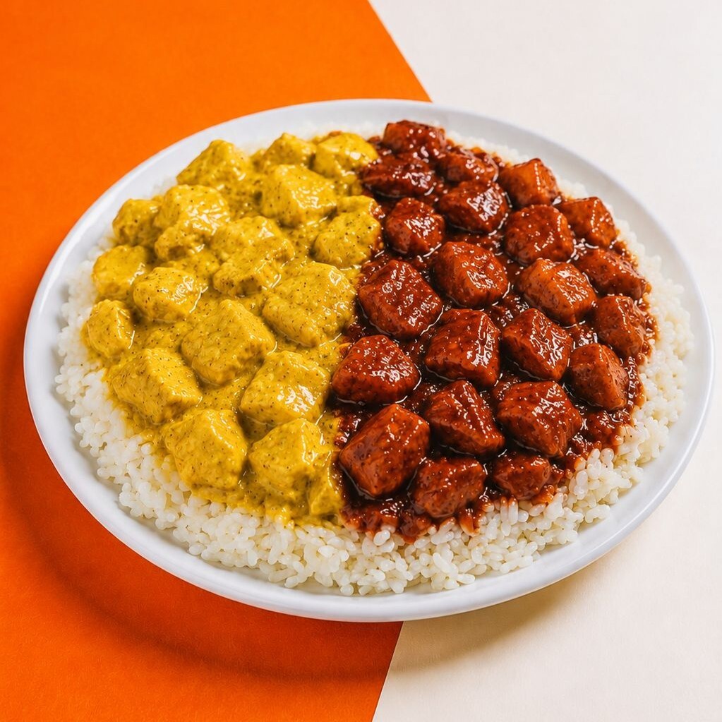 Köri & Barbekü Soslu Tavuk Pilav Mix