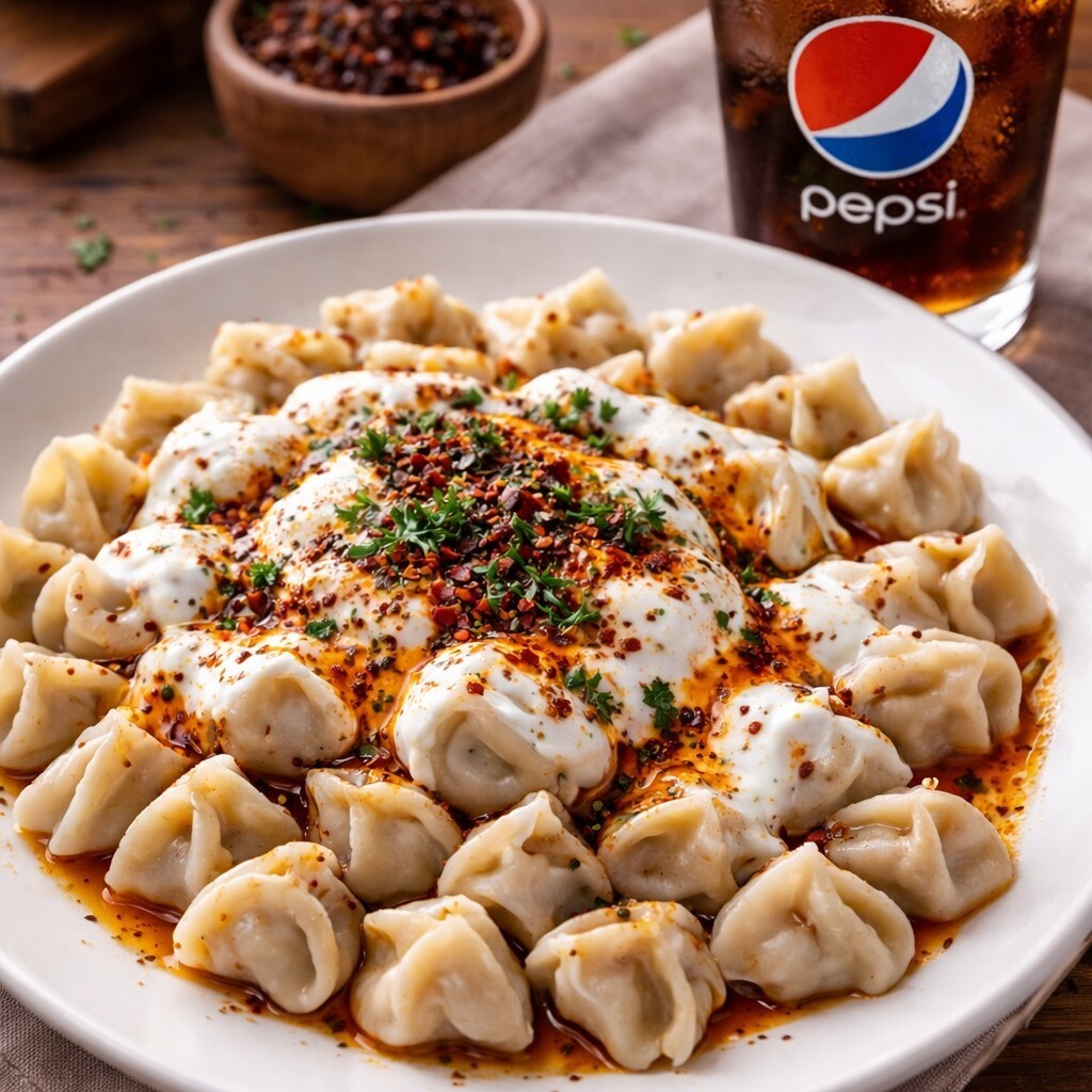 Pepsili Mantı Menü