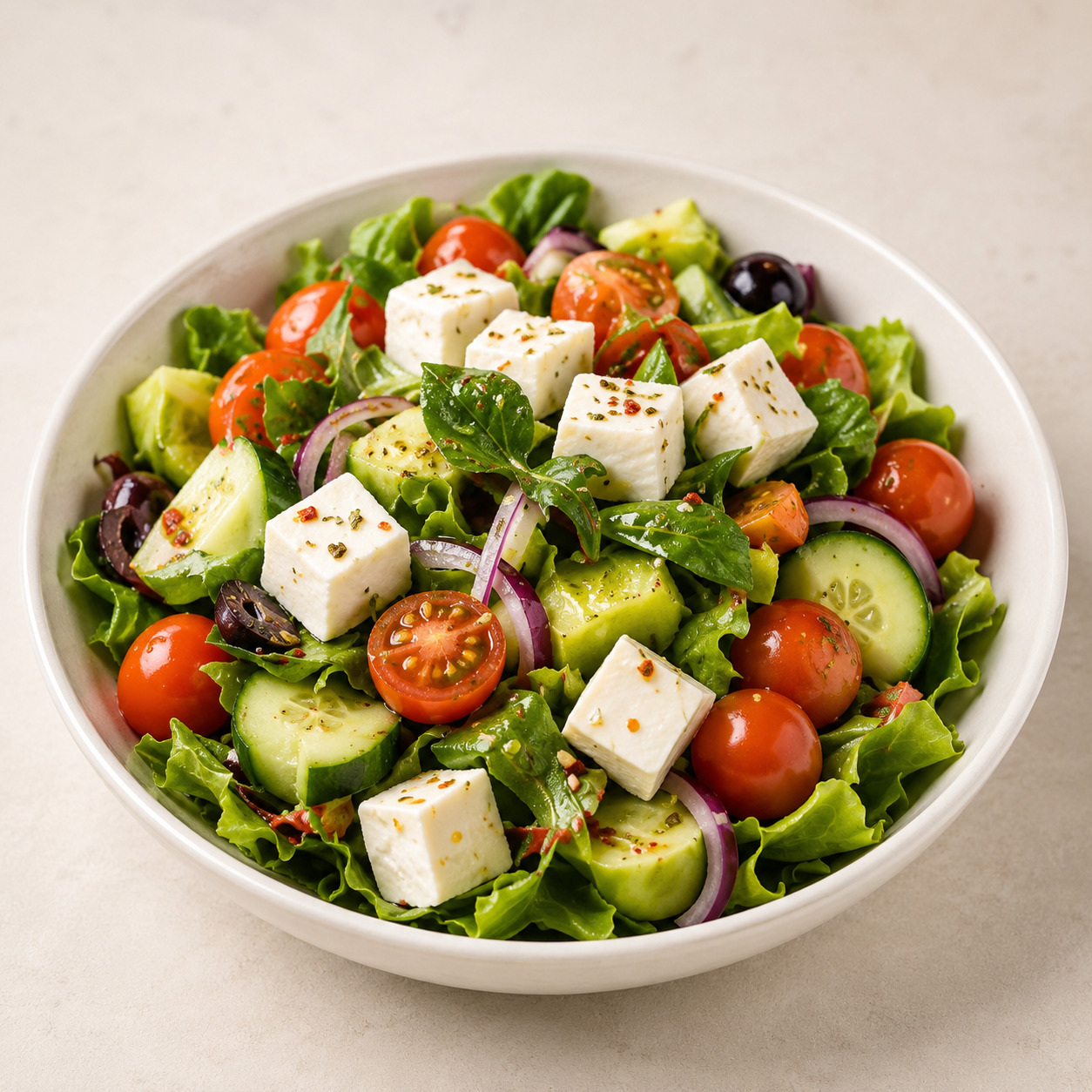Peynirli Salata