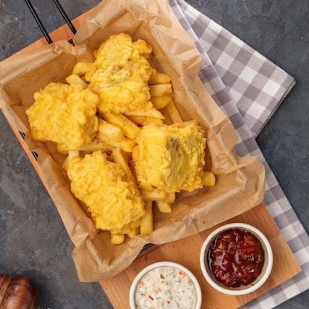 Fish And Chips Menü