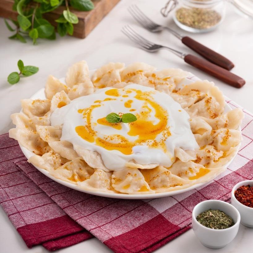 Tavuklu Mantı (1,5 Porsiyon)