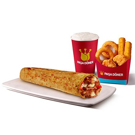 Gurme Lavaş Döner (75 gr.) & Çıtır Miks Menü