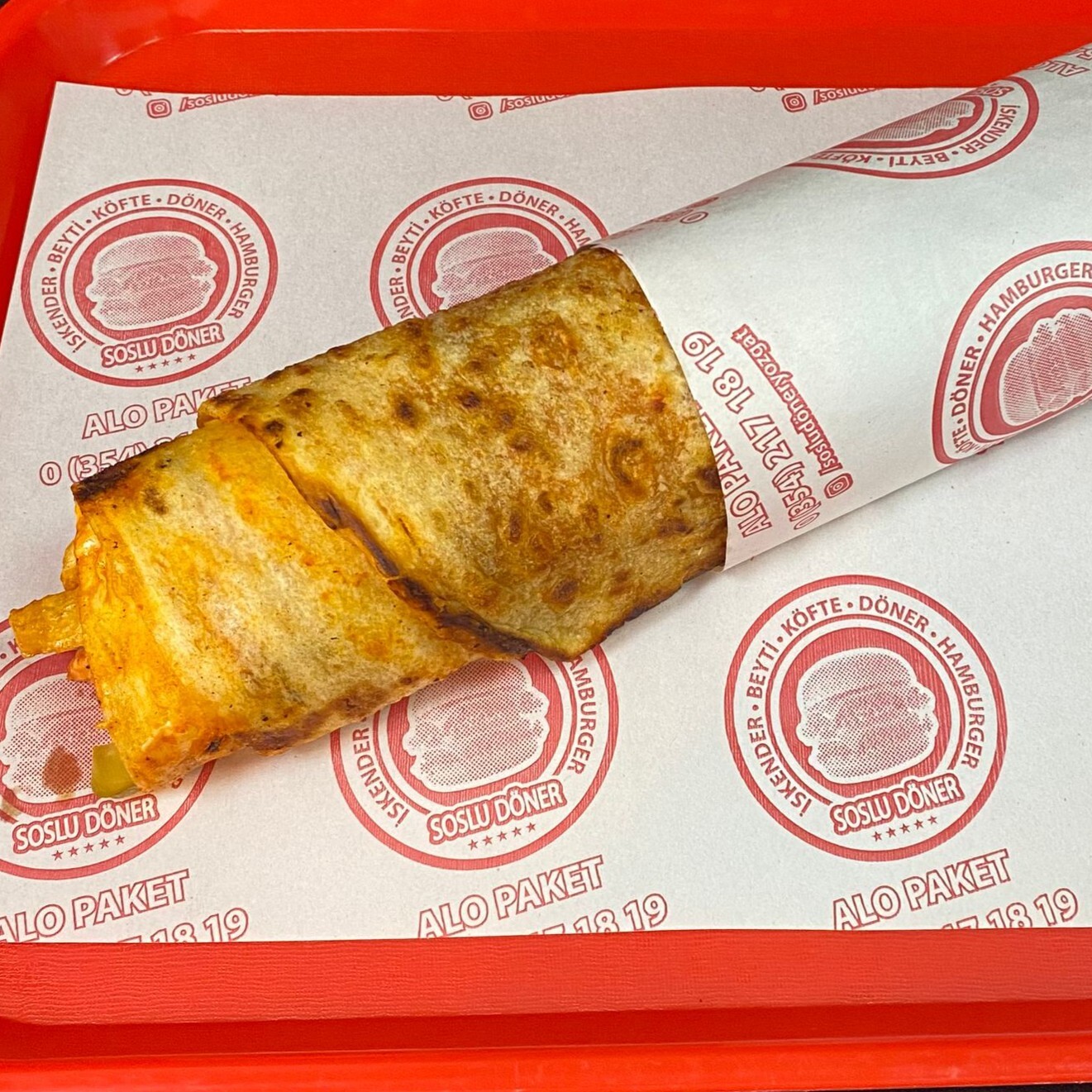 Soslu Hatay Usulü Tavuk Döner Dür ( 120 gr. )