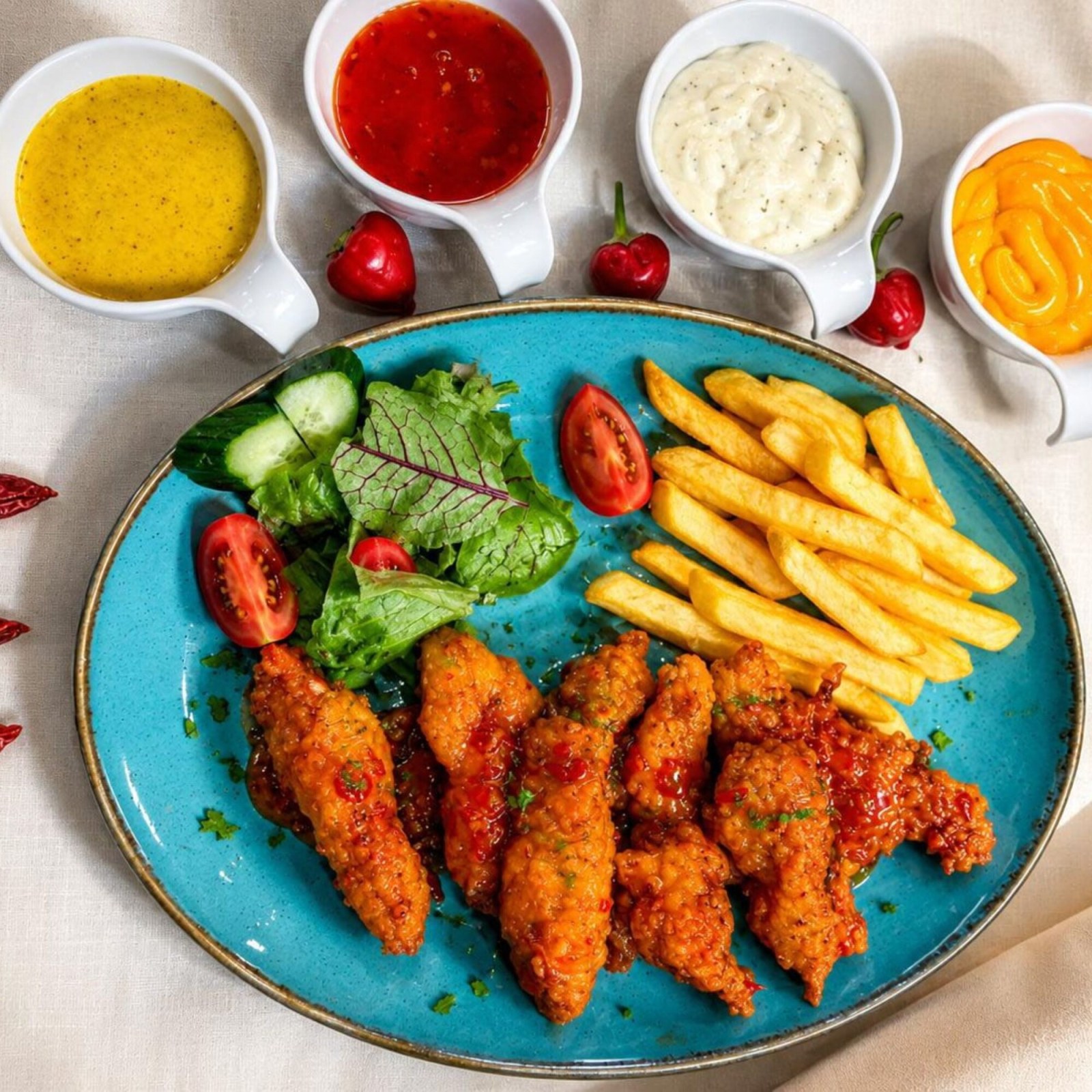 Sweet Chili Soslu Buffalo Shots (8 Adet)
