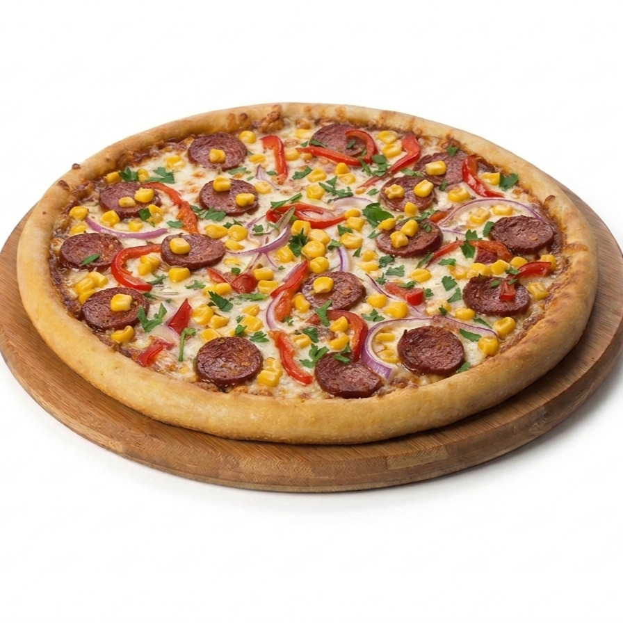 Alaturka Pizza [Büyük Boy] 330 ml cola+ Pizza baharatı+ketçpa +mayanoze+