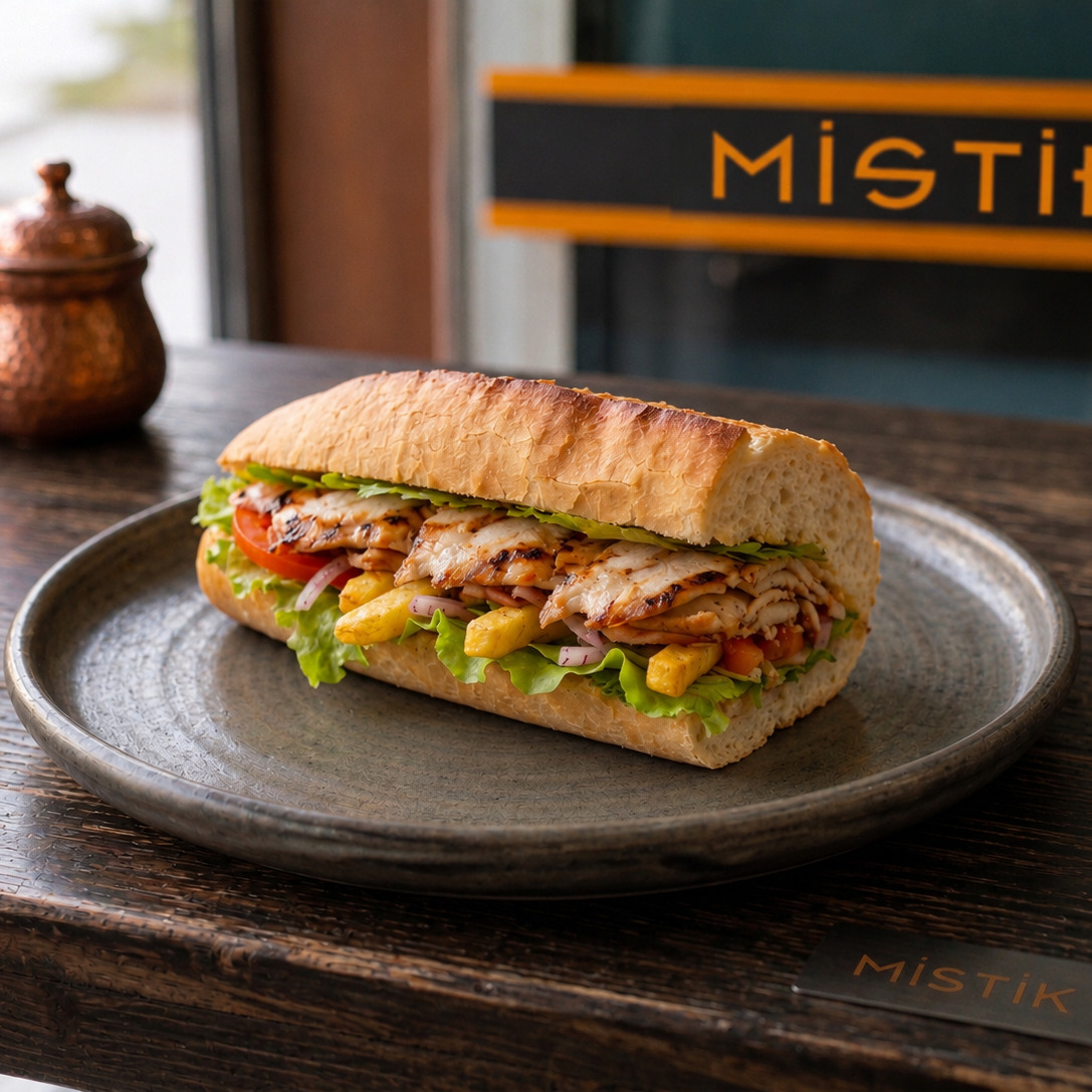 Yarım Ekmek Tavuk Döner