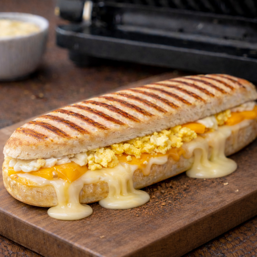 Yumurtalı 3 Peynirli Tost