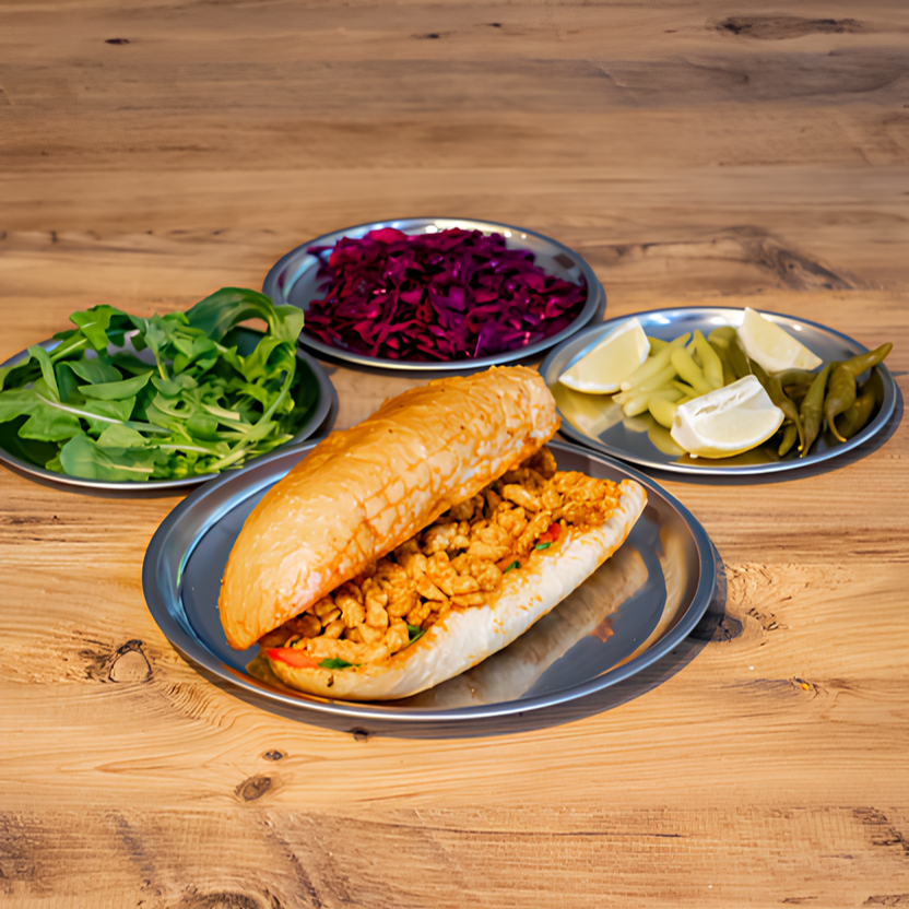 Tavuk Tantuni Ekmek Arası