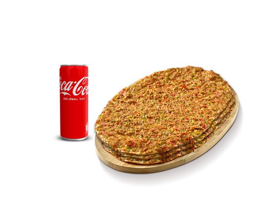 3 Adet Lahmacun + 1 Adet Kutu İçecek