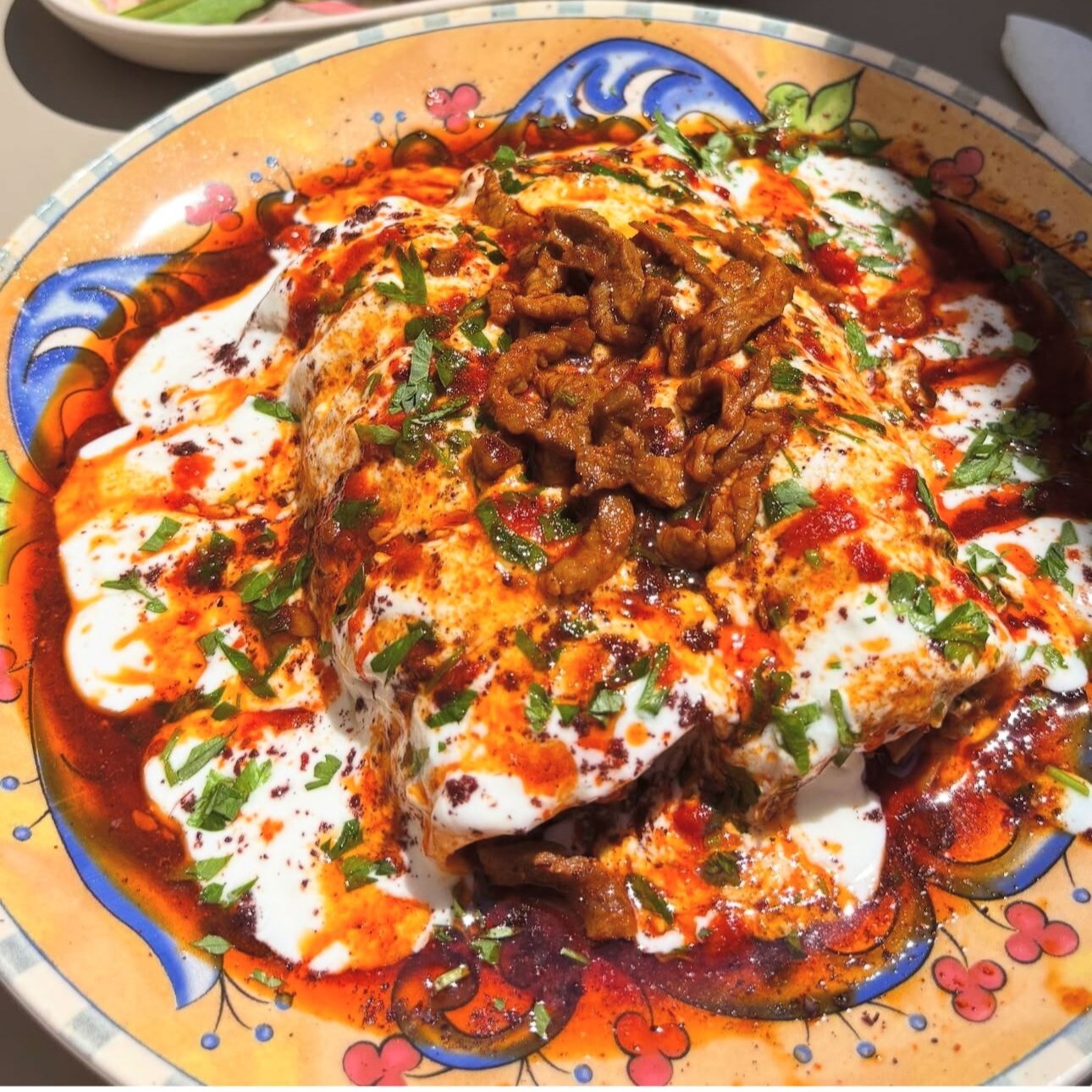 Yoğurtlu Et Tantuni