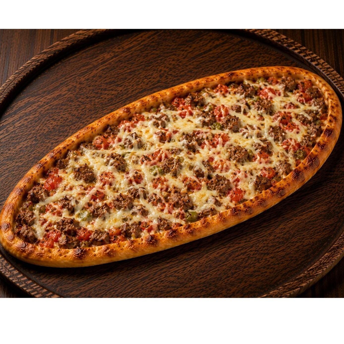 Kuşbaşılı Kaşarlı Pide