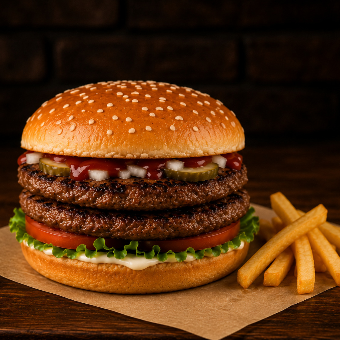 Çift Dana Burger