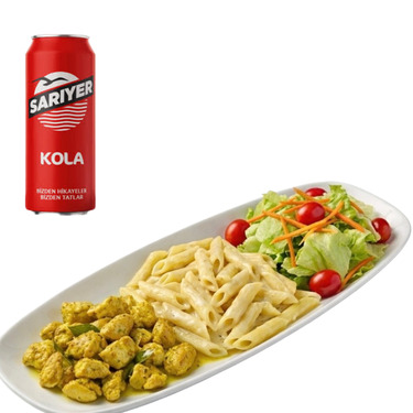 Körili Tavuklu Penne Menü + Sarıyer Cola