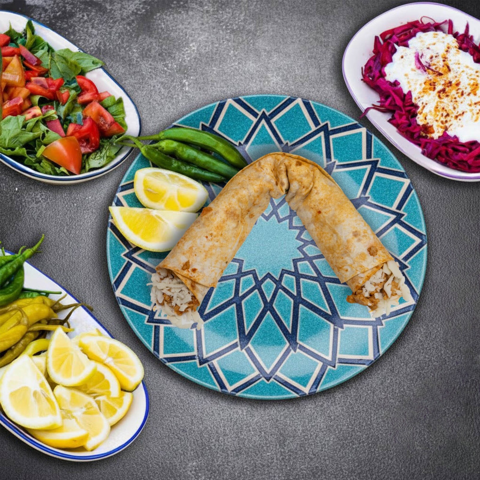 Tavuk Tantuni Kaşarlı Dürüm