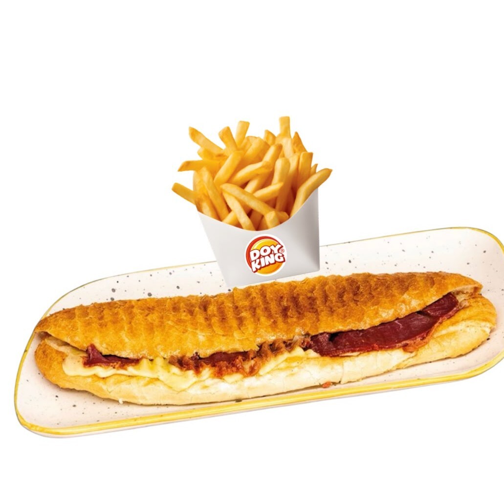 Yumurtalı Pastırmalı King Tost
