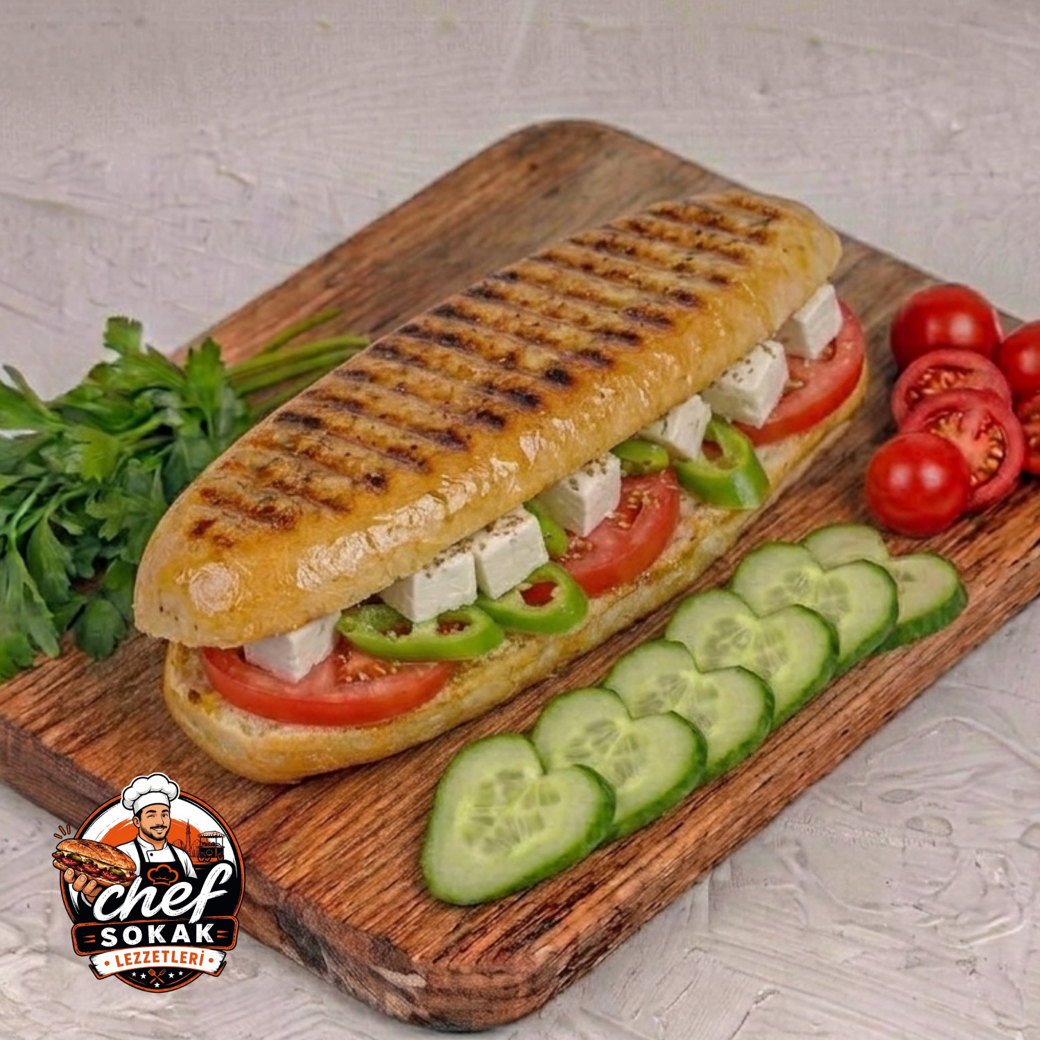Vejeteryan Çanakkale Tostu