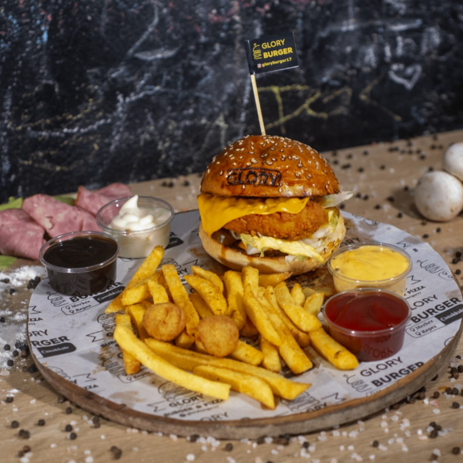 Glory Bol Soslum Çıtır Burger