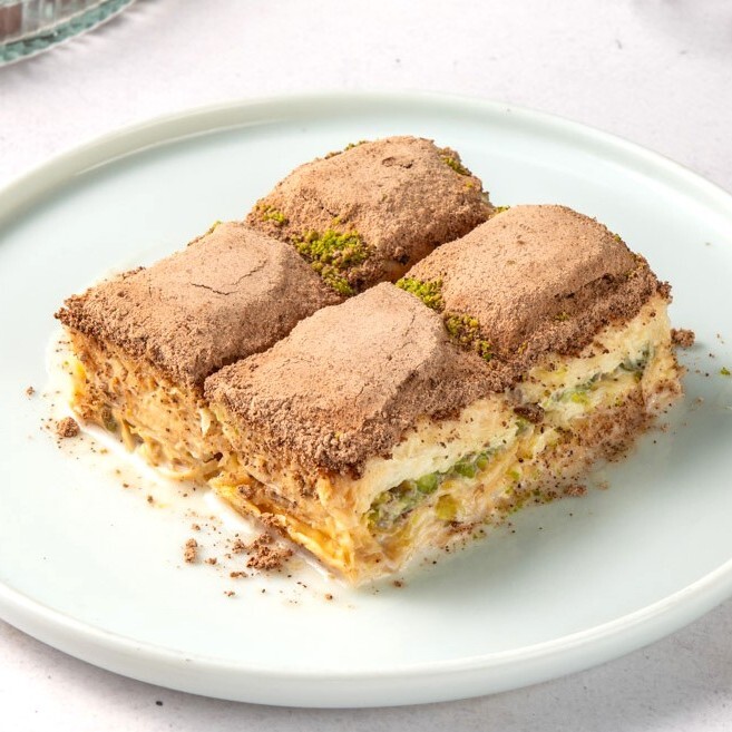 Fıstıklı Soğuk Baklava (4 Porsiyon)-(16 Dilim)