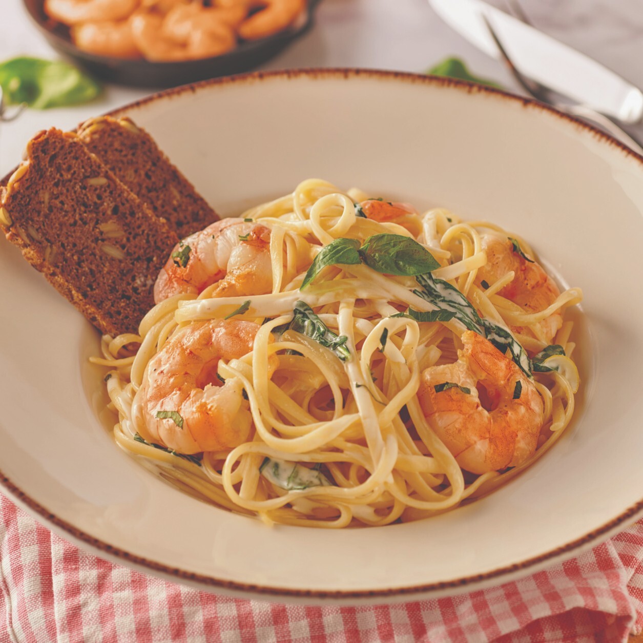 Karides Linguine Makarna