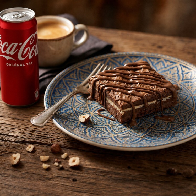 Çikolatalı Cranccake+Coca Cola 330 ml