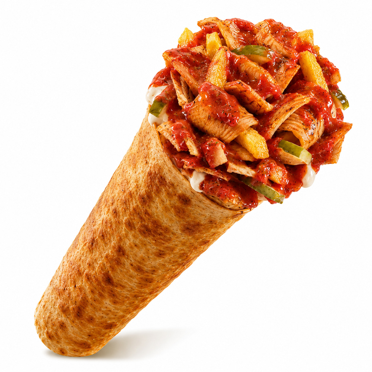 Napoliten Soslu Tavuk Döner Dürüm