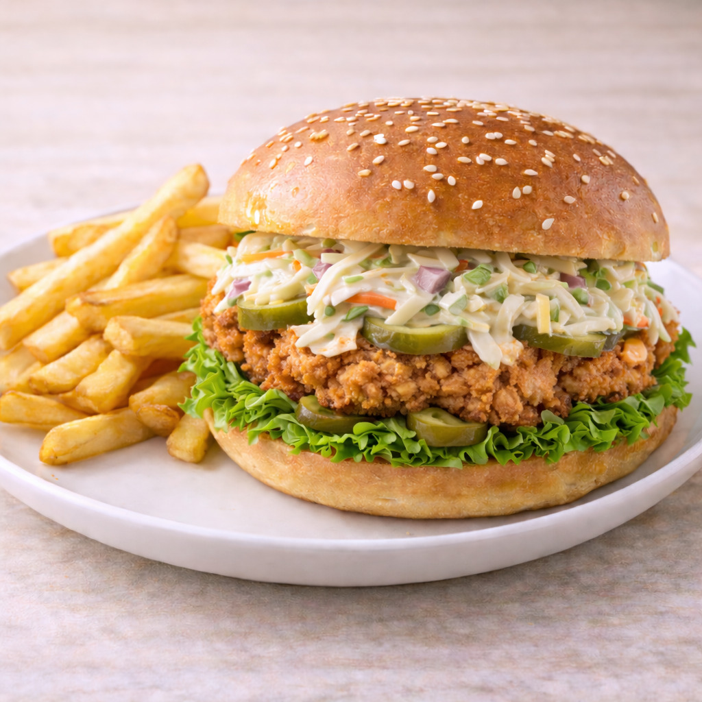Coleslaw Burger
