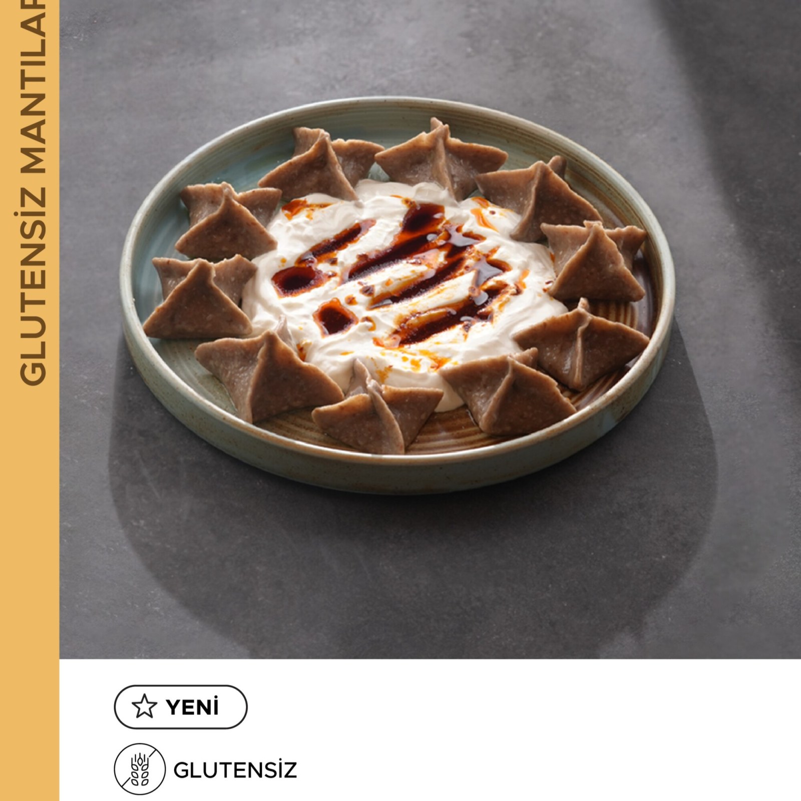 Glutensiz Karabuğdağlı Mantı