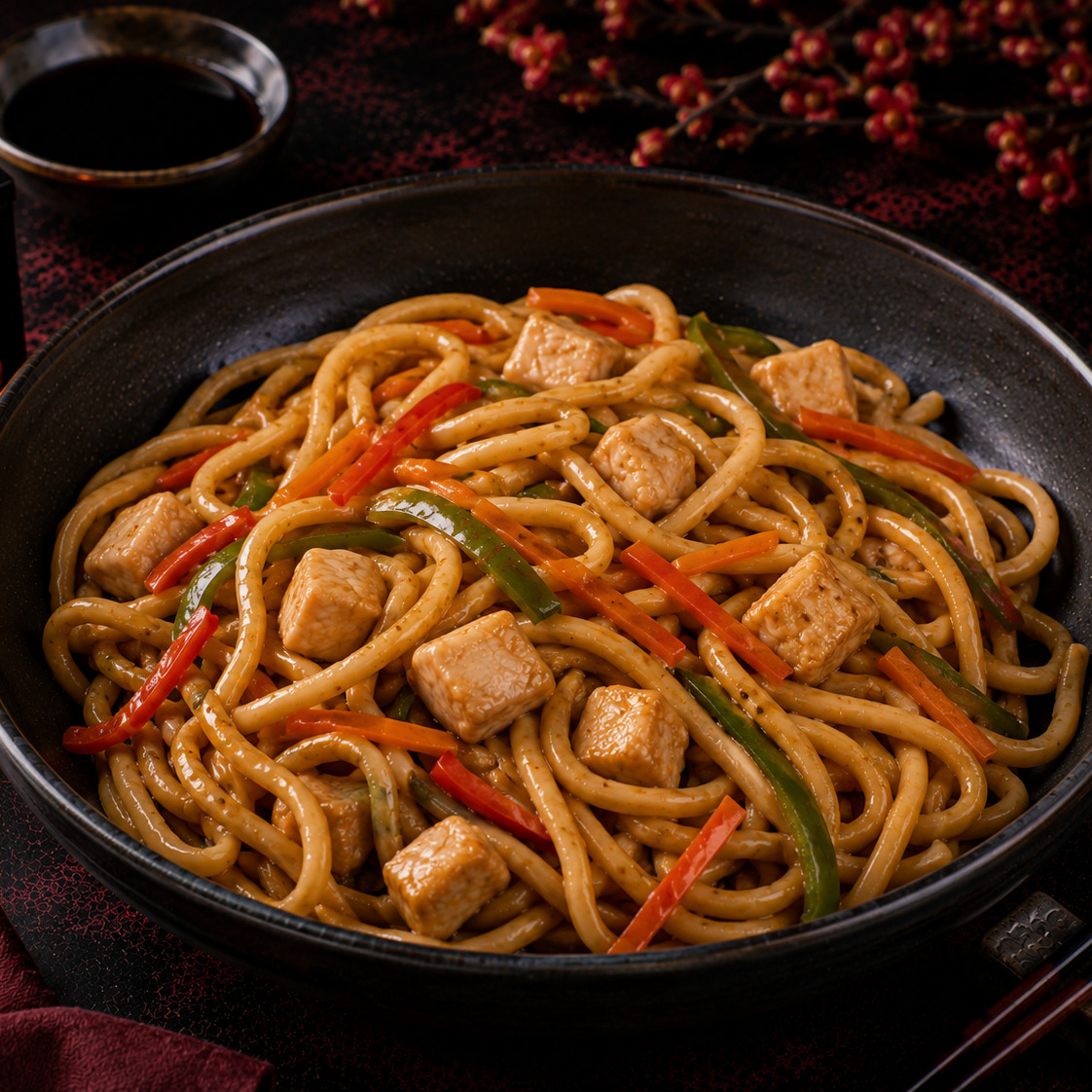Tavuklu Udon