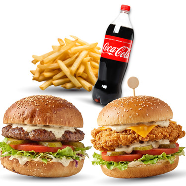 2'li Brolar Burger Menü