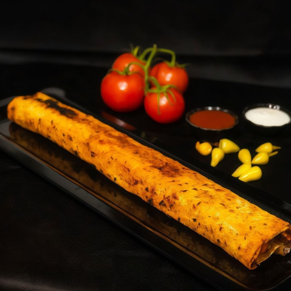 Bazuka tavuk dürüm +patates