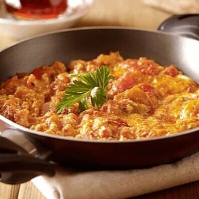 Kaşarlı sucuklu Menemen