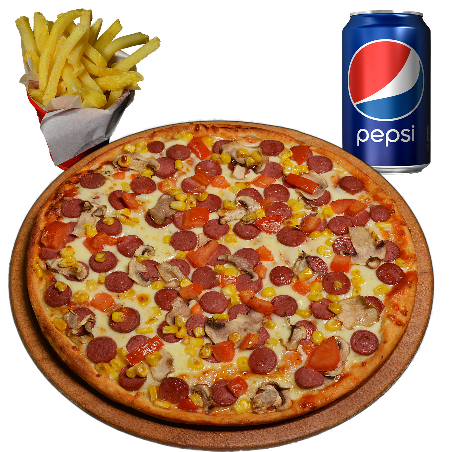 Sosisli Pizza (Küçük) Menü
