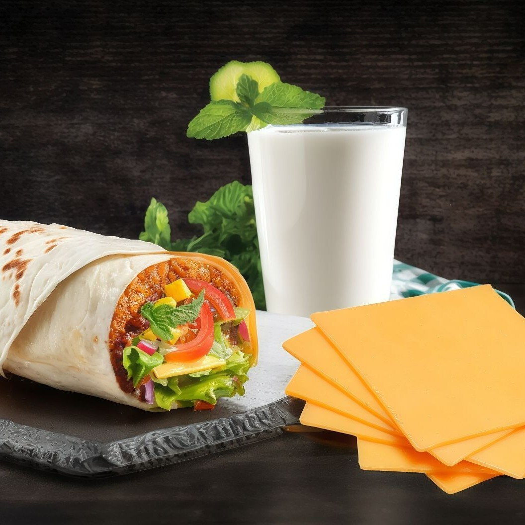 Klasik Cheddarlı Çiğ Köfte Dürüm