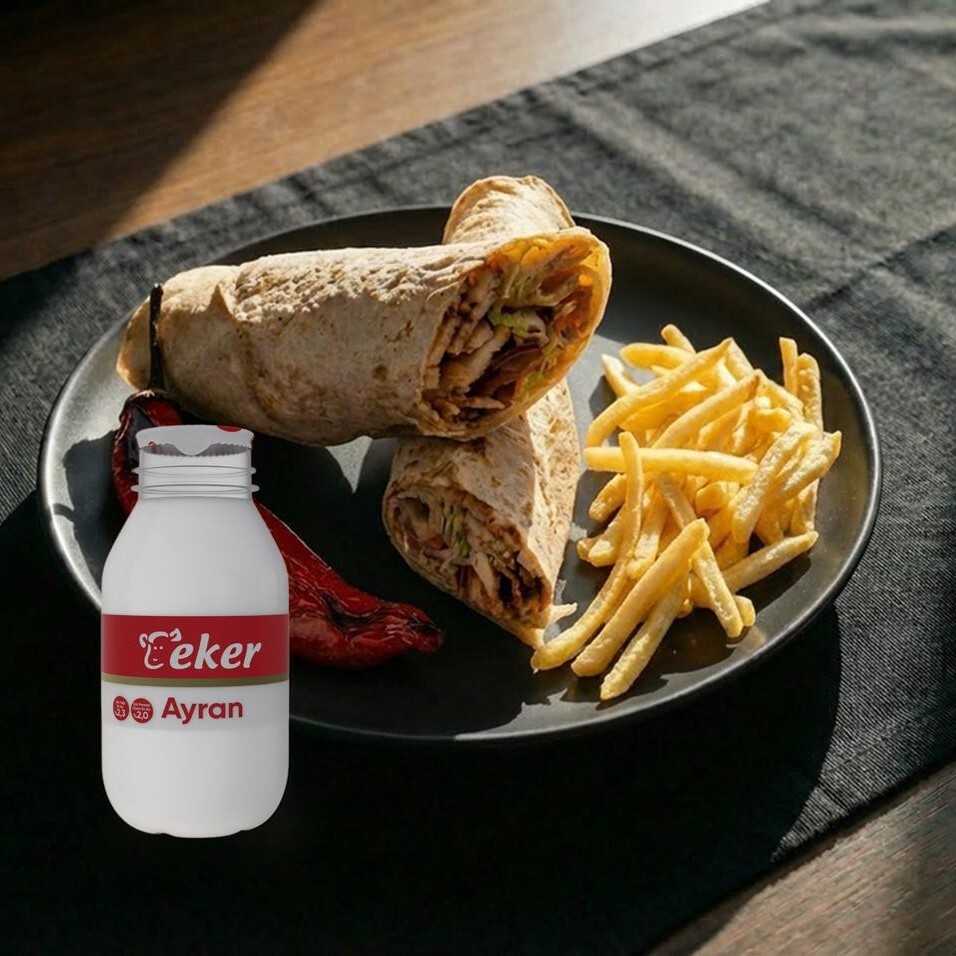 Tavuk Döner, Cips, Ayran