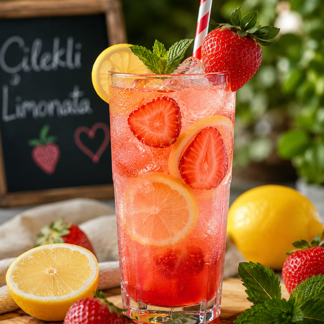 Çilekli Limonata