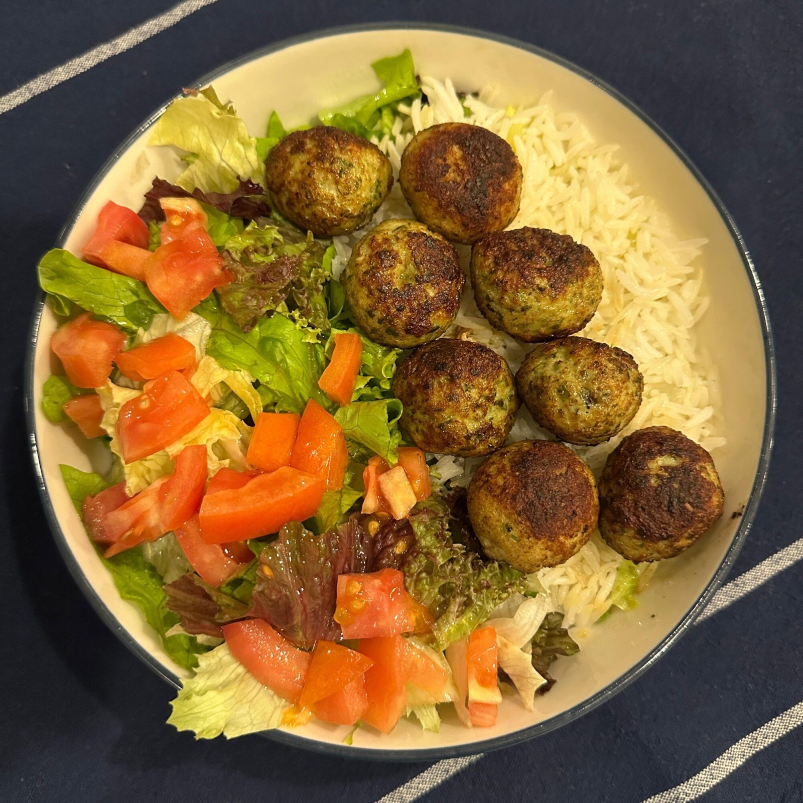 Sporcu Tavuk Köfte Bowl