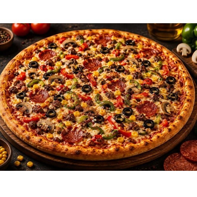 Günaydın Karışık Pizza Orta Boy