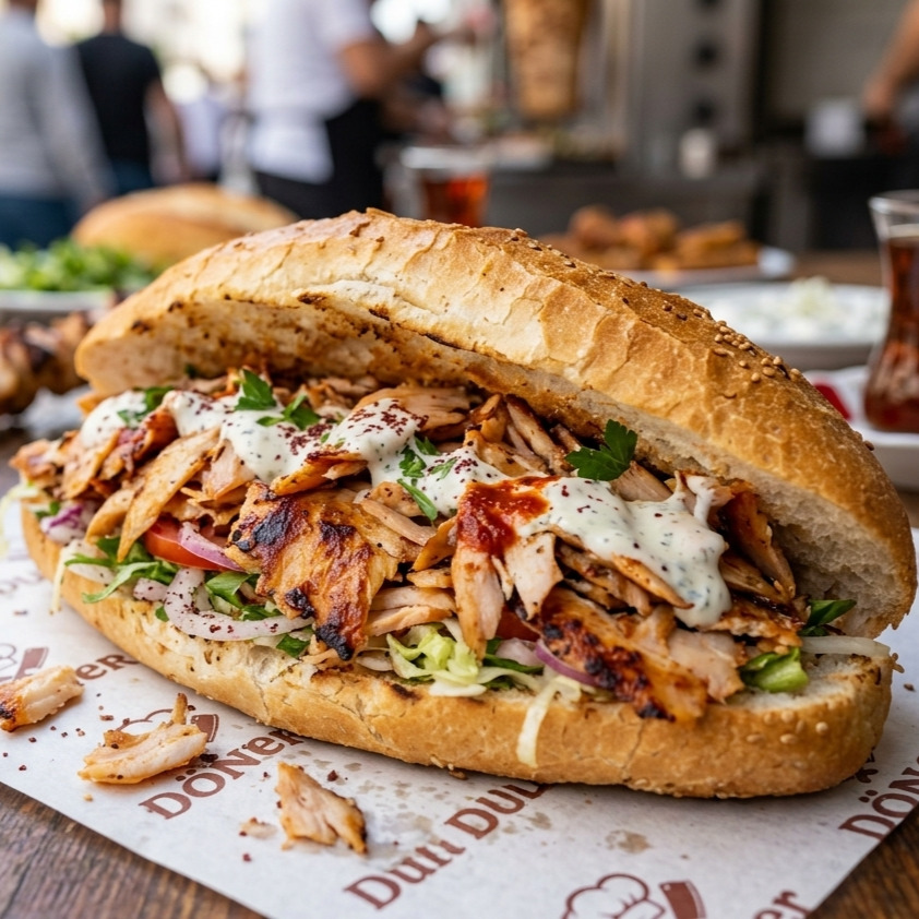 Tam Ekmek Arası Tavuk Döner