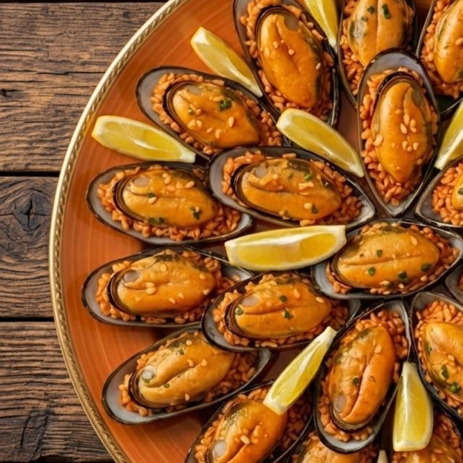 Özel Soslu Midye Dolma 1 Kg 50 Adet
