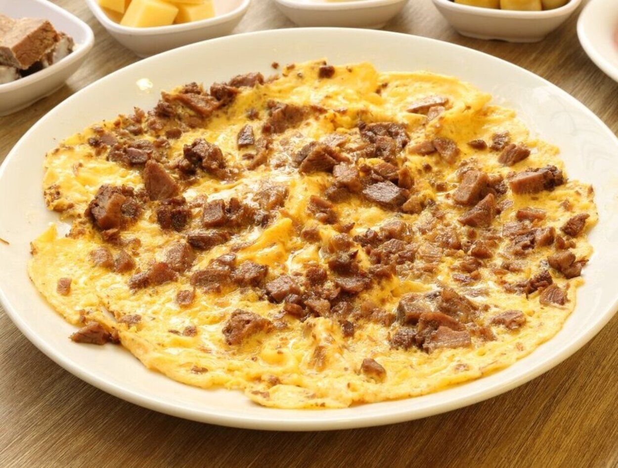 Kavurmalı Omlet
