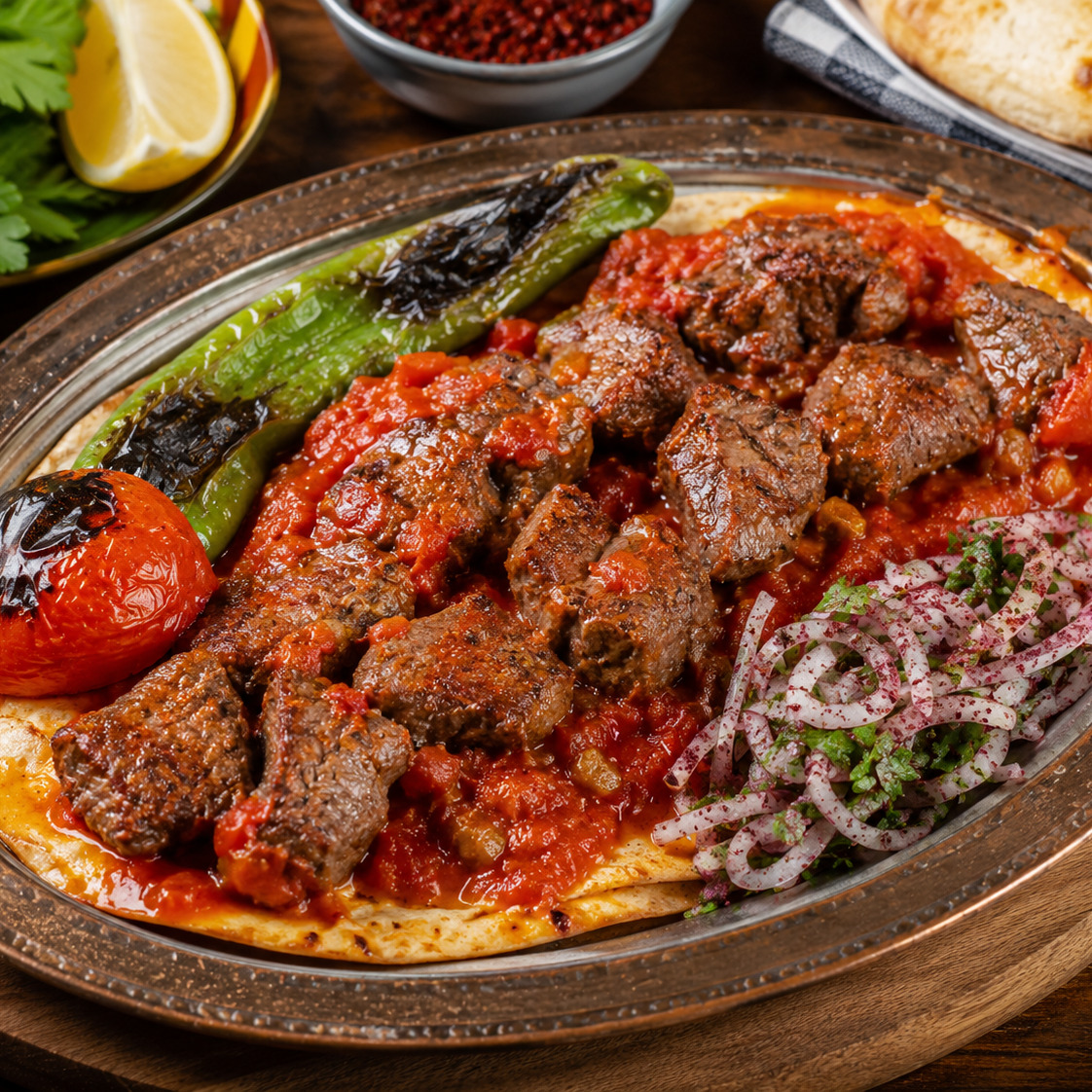 Domatesli Kebap