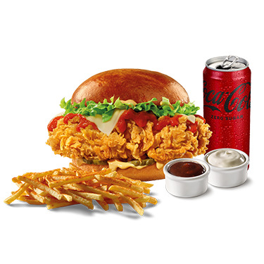 Cajun Ranchy Burger Menü